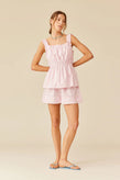 Ruby Butterfly Short - Pink Stripe