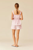 Ruby Butterfly Short - Pink Stripe
