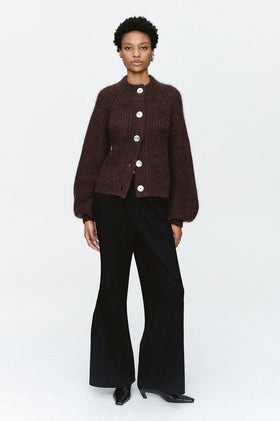 Marle Cait Cardigan - Chocolate