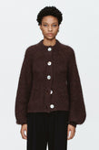 Marle Cait Cardigan - Chocolate