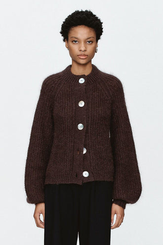 Marle Cait Cardigan - Chocolate