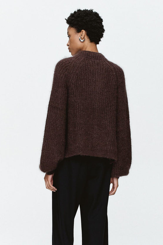 Marle Cait Cardigan - Chocolate