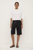 Assembly Callie Cropped Polo - White