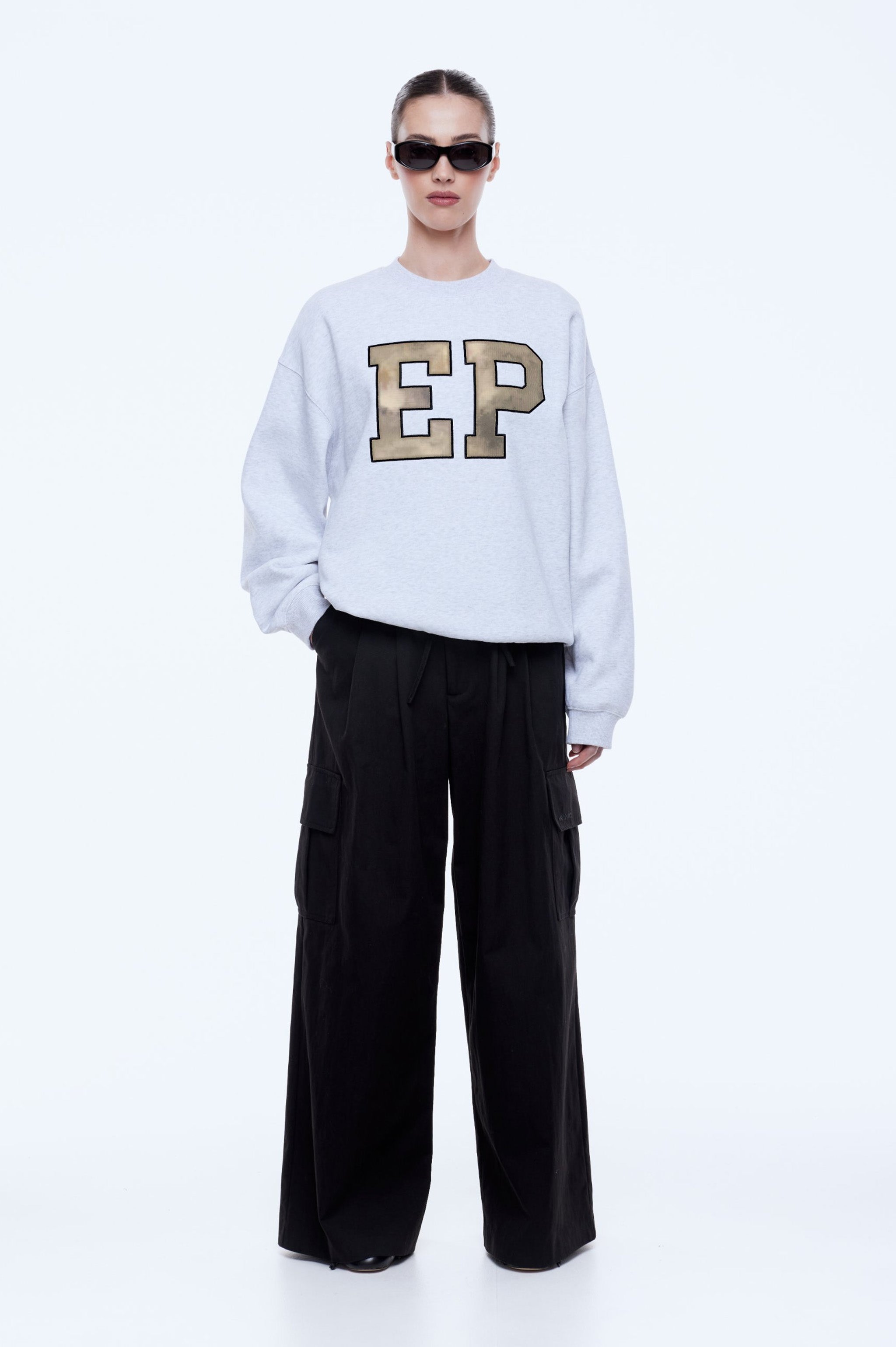 Ena Pelly Mila Sweater - Camo Badge