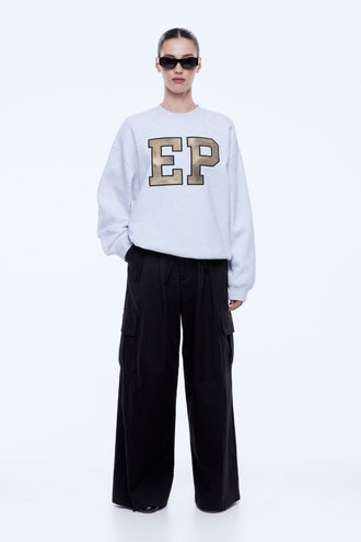 Ena Pelly Mila Sweater - Camo Badge