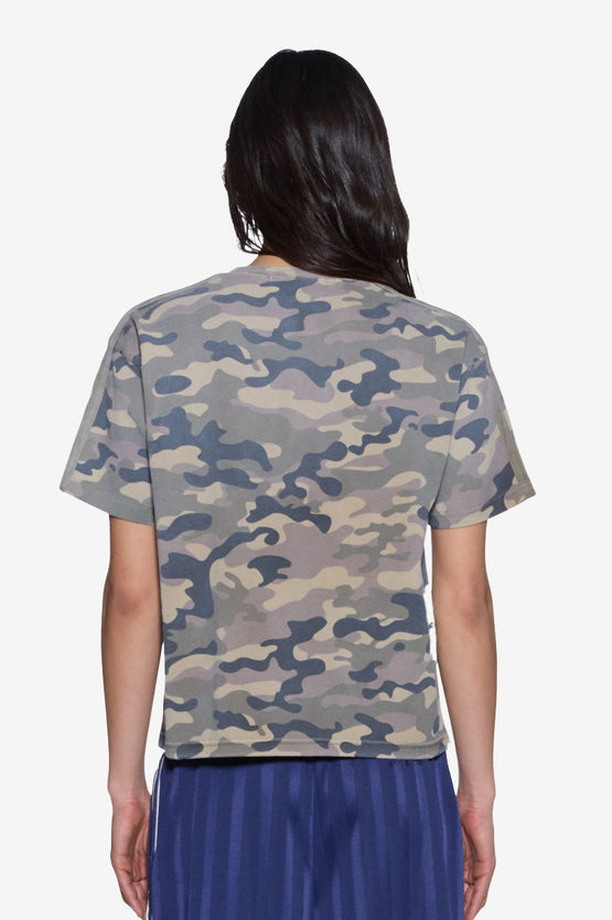 Ksubi Ruched Everyday SS Tee - Camo