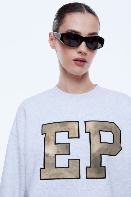Ena Pelly Mila Sweater - Camo Badge