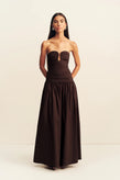 Shona Joy Campbell Dress - Ristretto