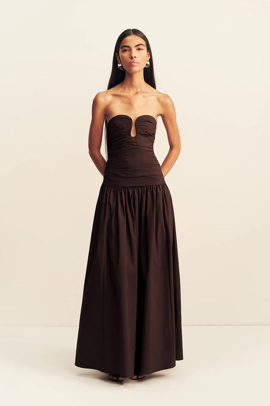 Shona Joy Campbell Dress - Ristretto