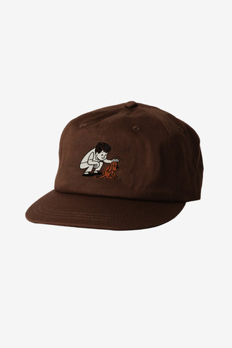 The Loose Company Pet The Puppy Cap - Brown