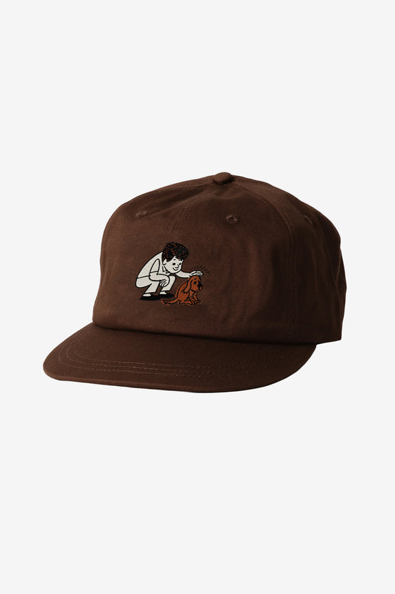 The Loose Company Pet The Puppy Cap - Brown