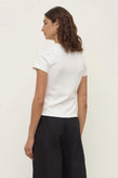 Assembly Lyla Cap Sleeve Tee - White