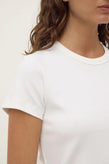 Assembly Lyla Cap Sleeve Tee - White
