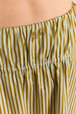 Damson Madder Caspia Volume Midi Skirt - Basil