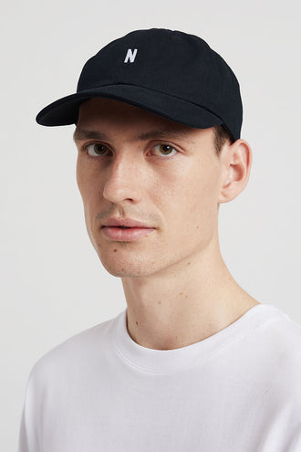 Norse Projects Twill Sports Cap - Black