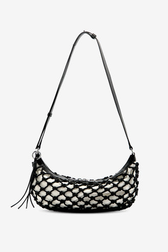 Brie Leon Capri Slouch Hammock Bag - Black