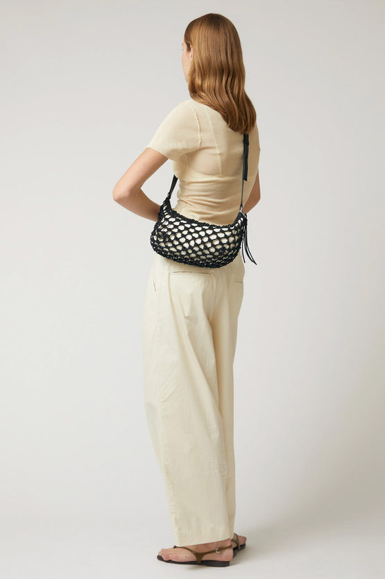Brie Leon Capri Slouch Hammock Bag - Black