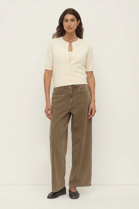 Assembly Carina Wool SS Cardi - Cream