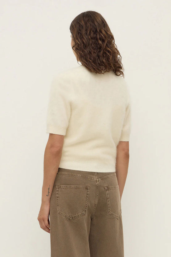 Assembly Carina Wool SS Cardi - Cream