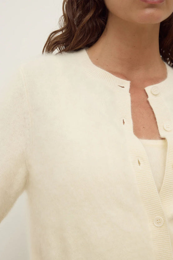 Assembly Carina Wool SS Cardi - Cream