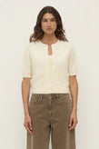 Assembly Carina Wool SS Cardi - Cream