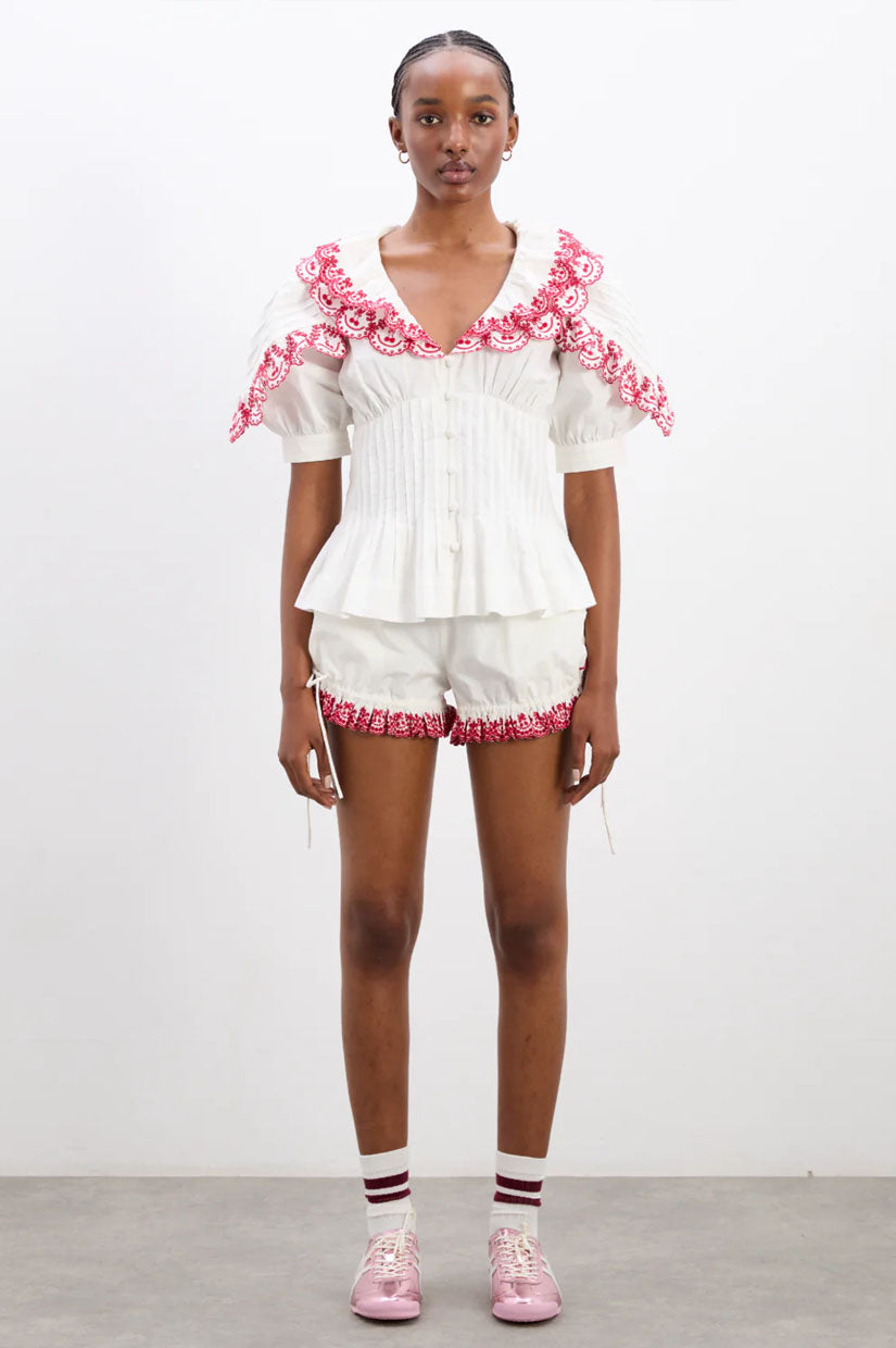 Damson Madder Caroline Blouse - Cherries
