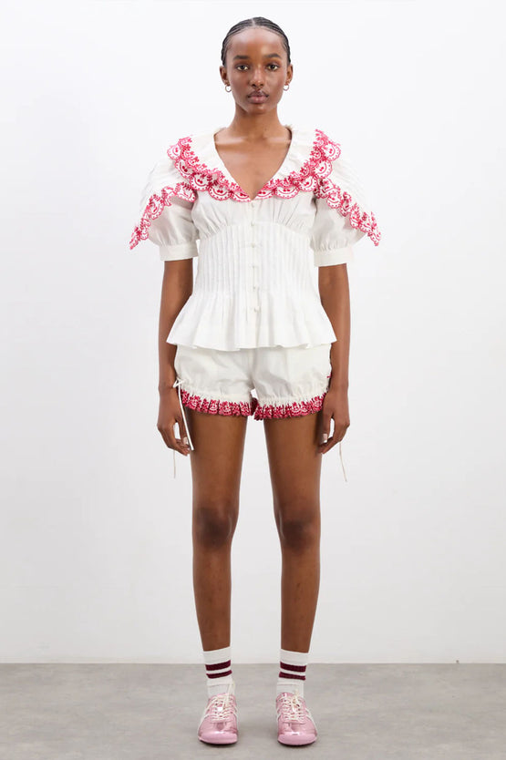 Damson Madder Caroline Blouse - Cherries