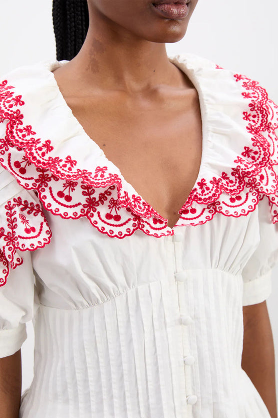 Damson Madder Caroline Blouse - Cherries