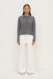 Assembly Wool Cashmere Cardi - Grey