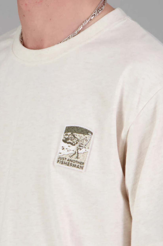Just Another Fisherman Coastal Cast Tee - Oatmeal