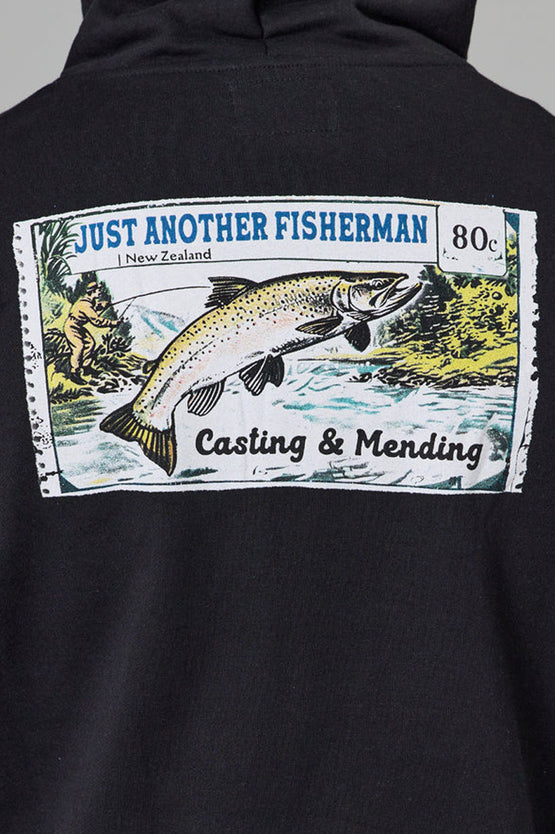 Just Another Fisherman Casting & Mending South Hood - Black