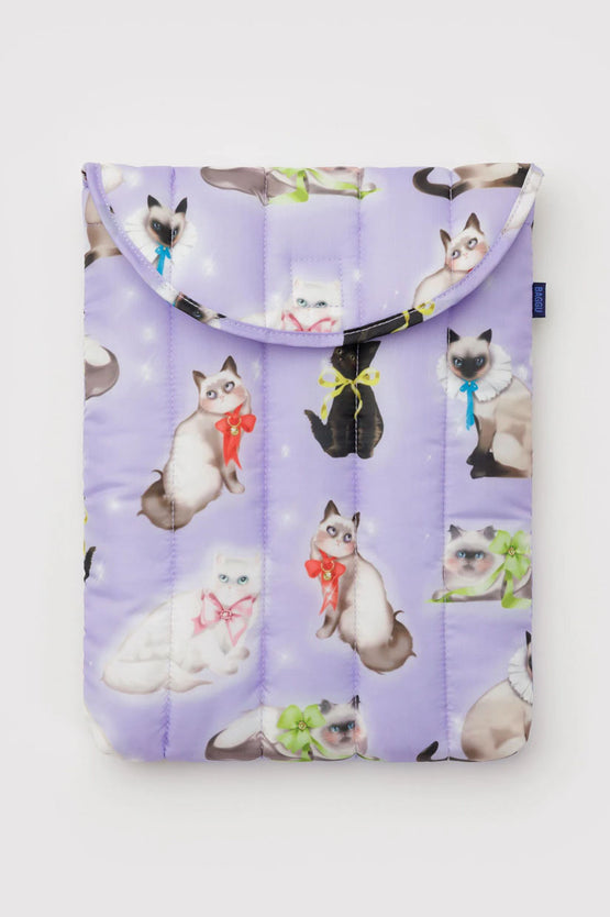 Baggu Puffy Laptop Sleeve 13/14 Inch - Fancy Cats