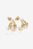 By Charlotte Celestial Path Hoops - Gold