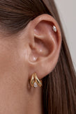 By Charlotte Celestial Path Hoops - Gold