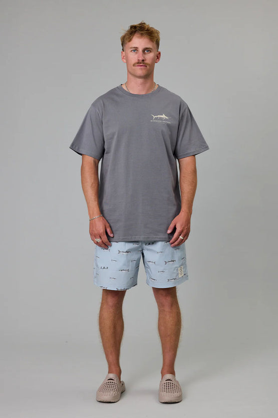 Just Another Fisherman Bluewater Critters Sea Tee - Charcoal