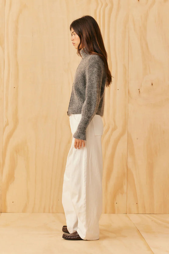 Ruby Matilda Zip Cardi - Charcoal