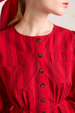 Damson Madder Charlize Blouse - Red Stripe
