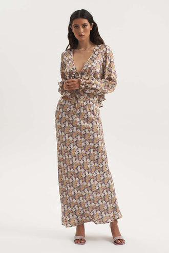 Ownley Chase Bias Skirt - Floral