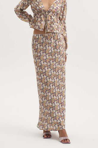 Ownley Chase Bias Skirt - Floral