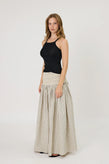 Remain Lainey Skirt - Ivory Check