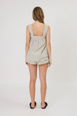 Remain Lainey Top - Ivory Check