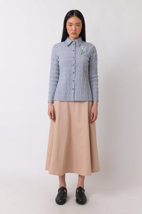 Sylvester Petite Check Shirt - Grey