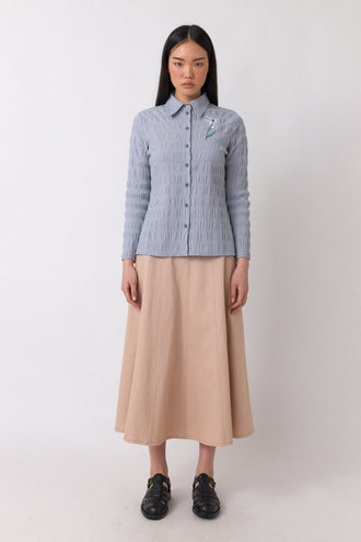 Sylvester Petite Check Shirt - Grey