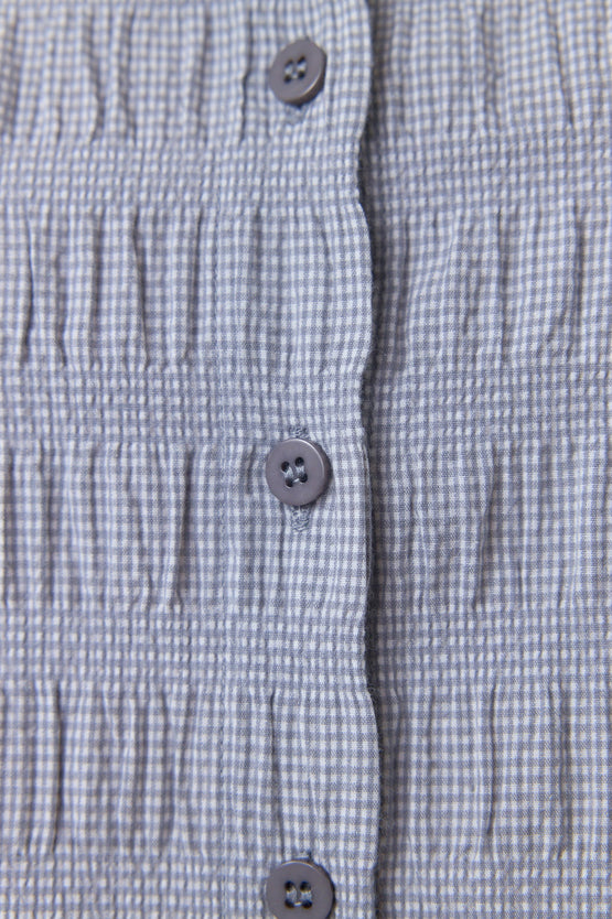 Sylvester Petite Check Shirt - Grey