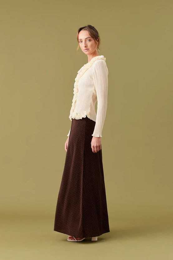 Ruby Chelsea Crinkle Top - Butter