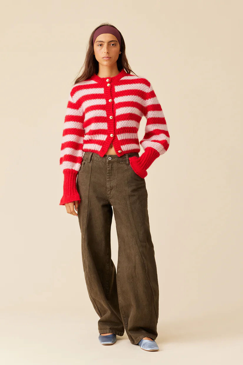 Ruby Matilda Cardigan - Pink Cherry
