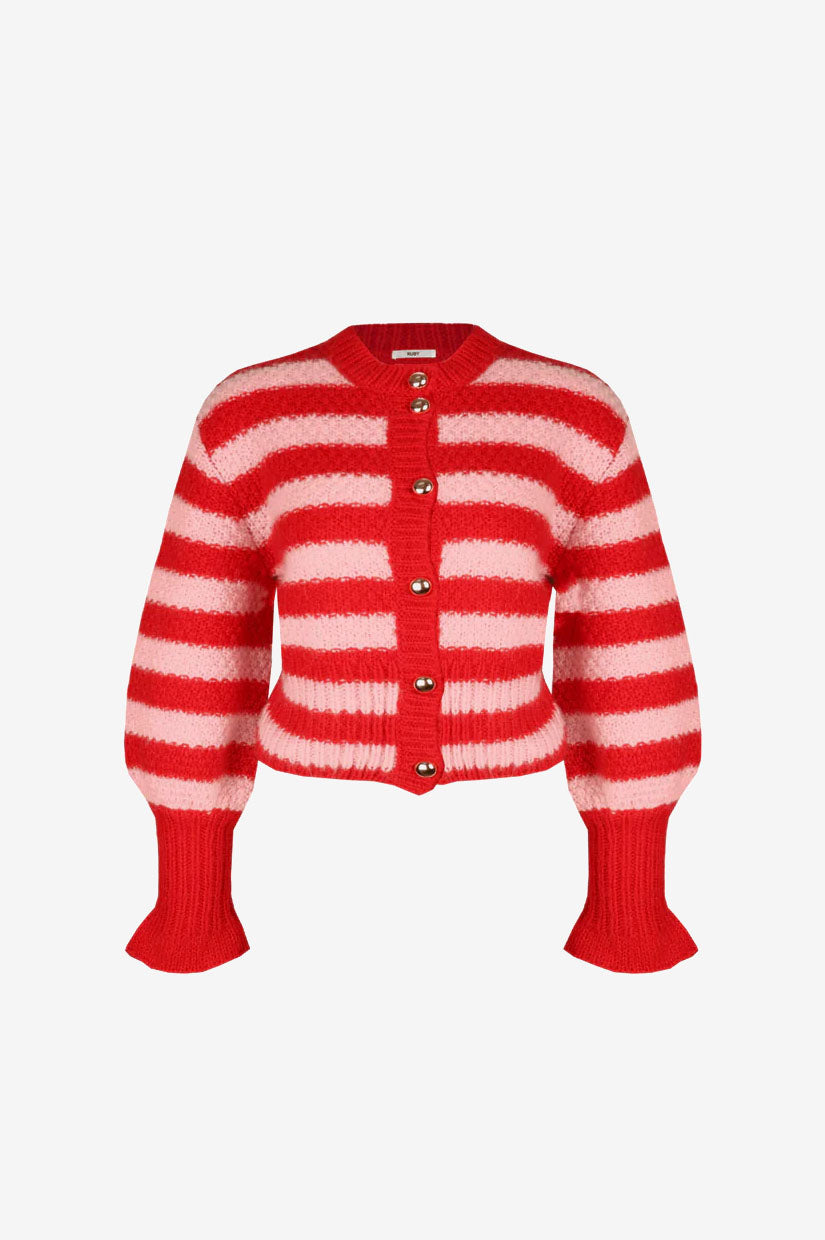 Ruby Matilda Cardigan - Pink Cherry