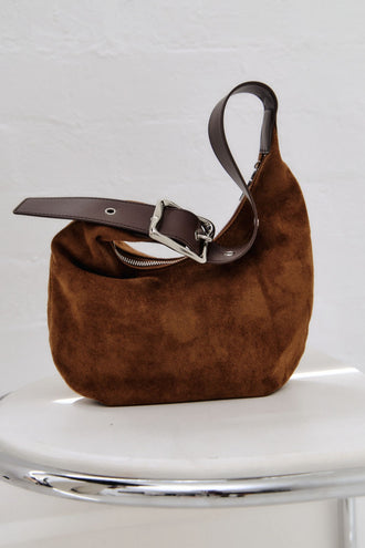 Brie Leon Everyday Croissant Bag - Chestnut