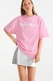 Ena Pelly Chloe Oversized Tee - Pink