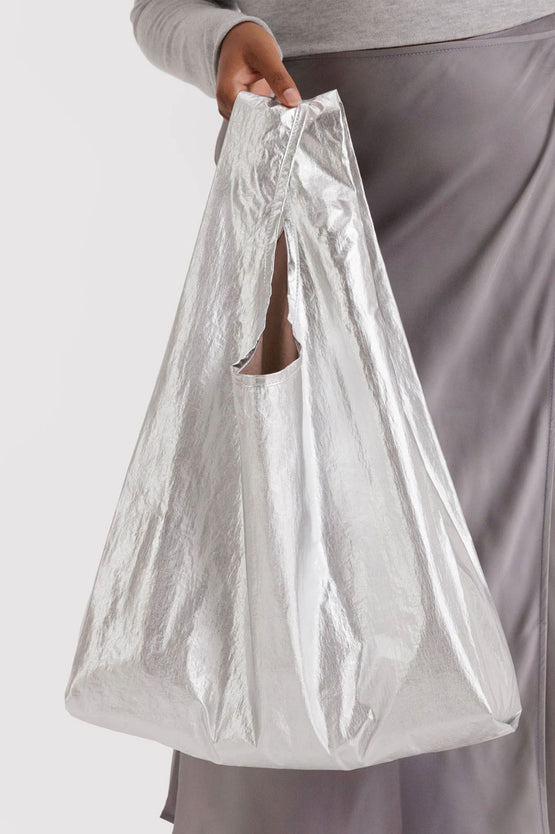 Baggu Standard Bag - Chrome Metallic